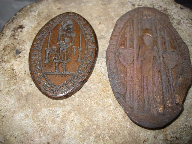 Two Imprints Made In Electroplating In The Nineteenth Century From Two Matrices From The Middle Ages-photo-4