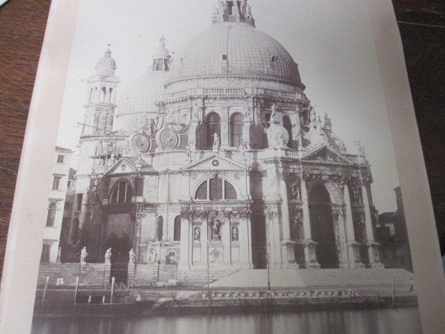 Venice. 4 Magnificent Albumins Signed By Photographer C. Naya Siglo XIX-photo-2