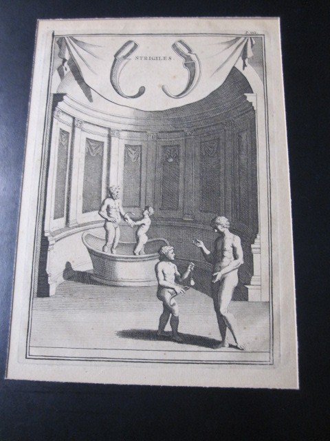 Ancient Roman Baths. 2 Copper Engravings From The 17th Century-photo-5