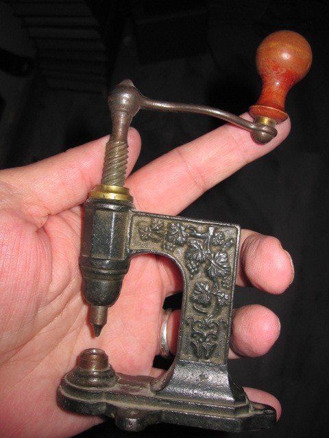 Tool For Piercing Leather Used By Saddlers. Nineteenth Century-photo-1