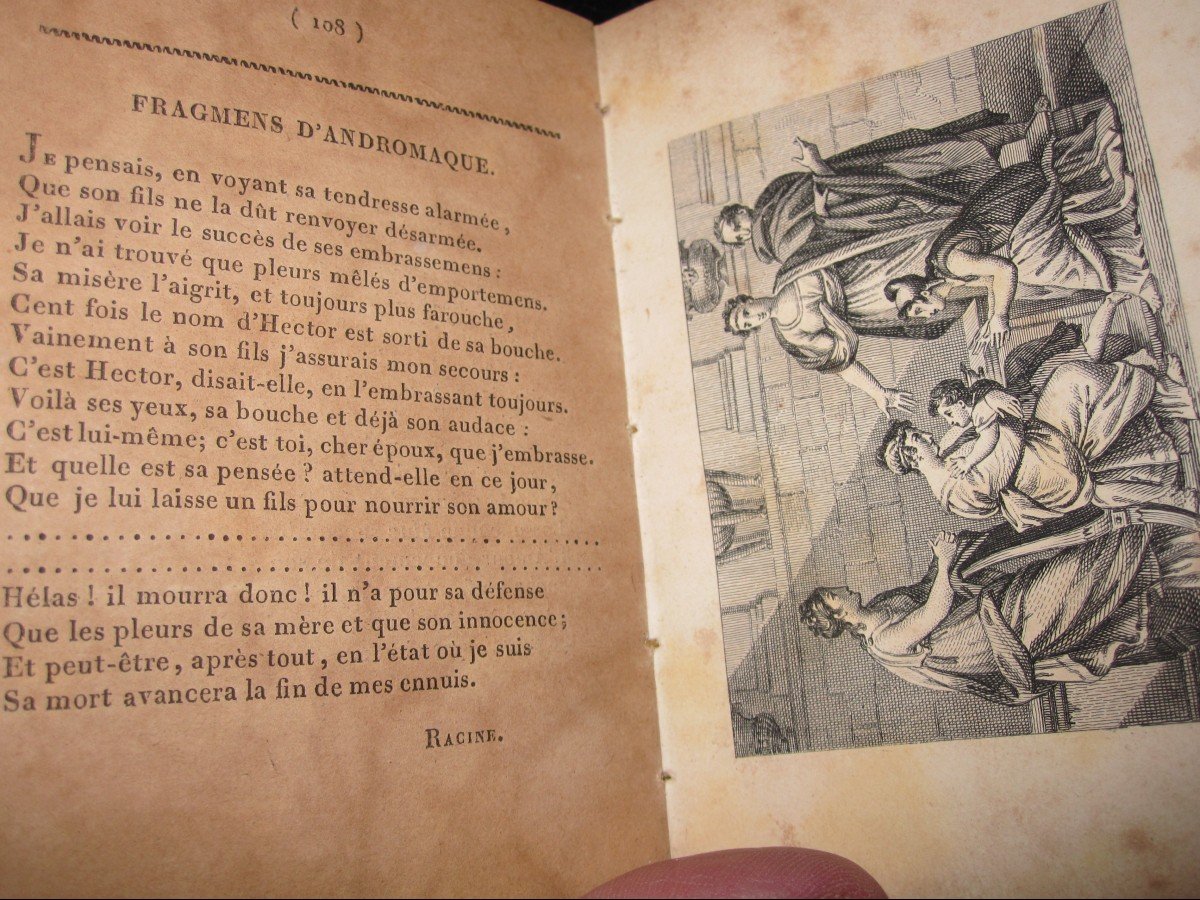 Le Répertoire Des Muses. Petit Livre Du Premier Tiers Du S. XIX. Reliure Cartonnée Romantique-photo-3