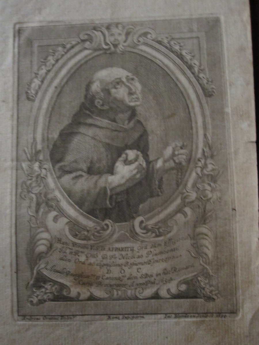 5 Engravings From The S. XVII And XVIII. Calvin, Newton And 3 Other Characters-photo-1