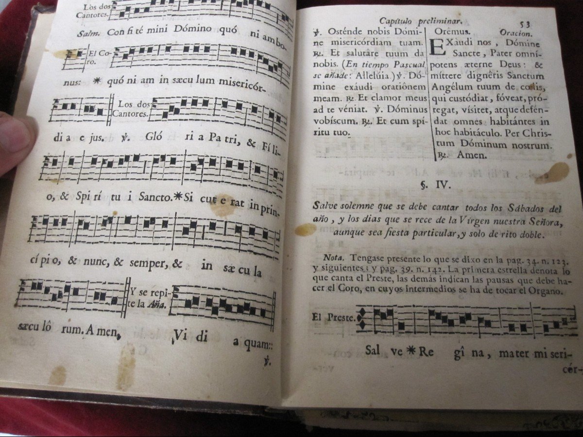 Rituel Des Carmélites. Processionnaire Et Funérailles. Musique Notée Sur De Nombreuses Pages -photo-4