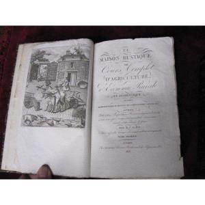 Maison Rustique Agriculture Et économie Rurale. Paris 1818 2 Tomes ​