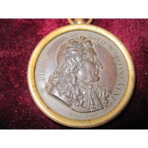 Jean Delafontaine. Bronze Medal: Metal Gallery Of Illustrious Men 1816