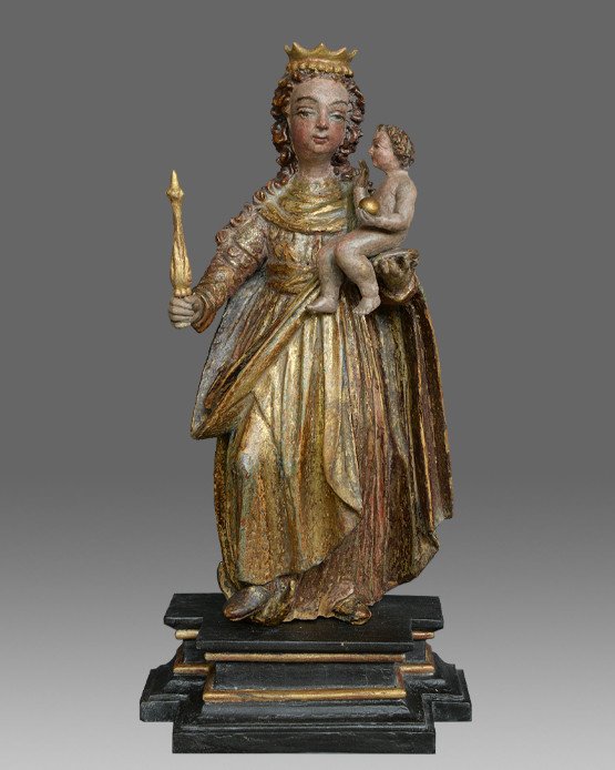 Vierge à l' Enfant Vers 1670 Allemagne