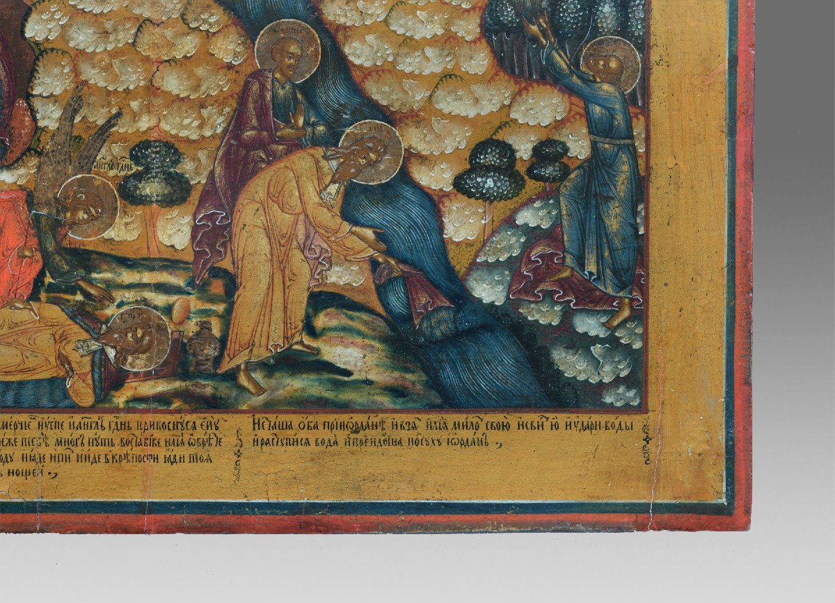 Icon Icon Icon Ardent Ascension Of Saint Elijah Circa 1700 Nowgorod-photo-2