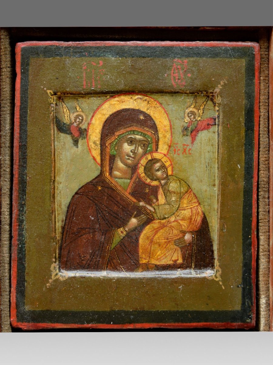 Icône Icone Icon Triptyque Russie Vers 1700 Nowgorod  Strastnaja-photo-3