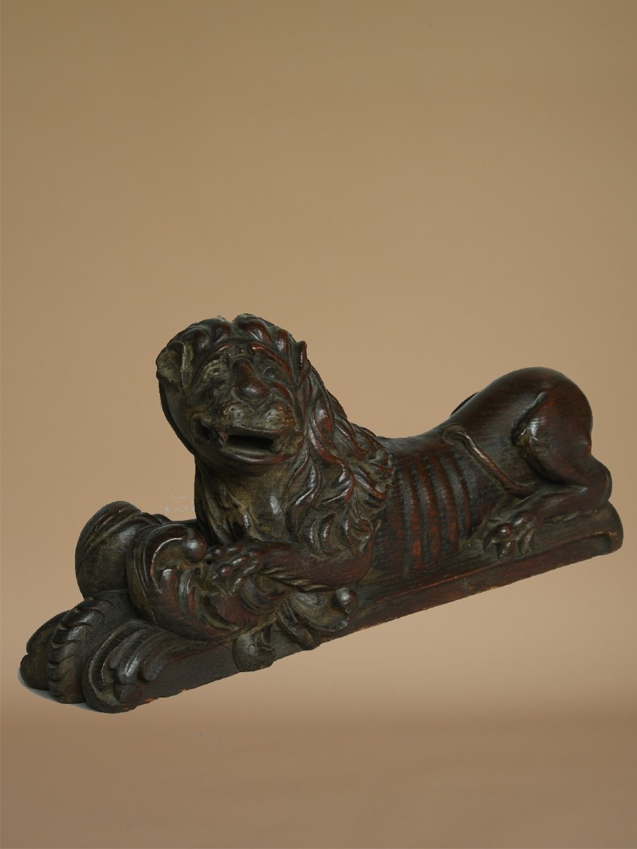 Haute Epoque Pair Of Lions 16th Century -photo-2