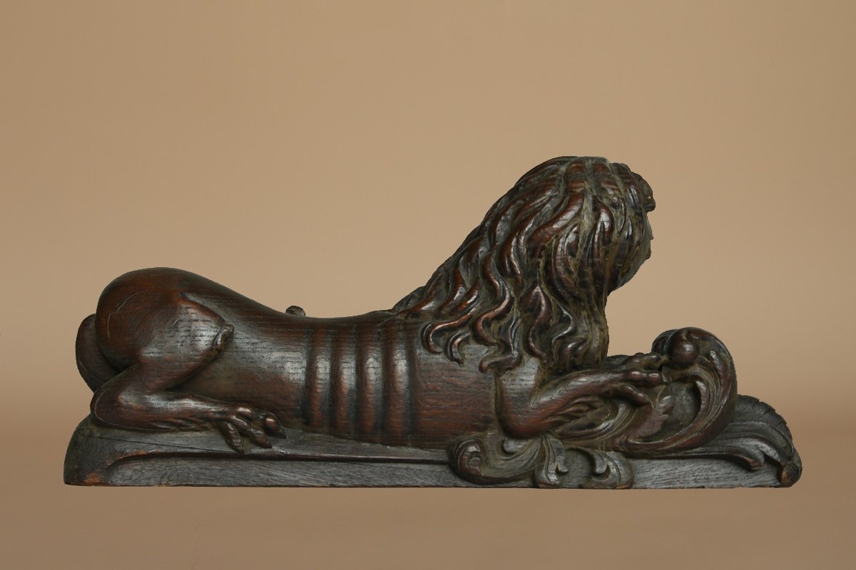 Haute Epoque Pair Of Lions 16th Century -photo-4