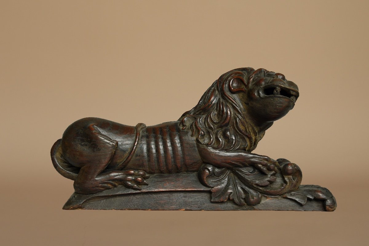 Haute Epoque Pair Of Lions 16th Century -photo-3