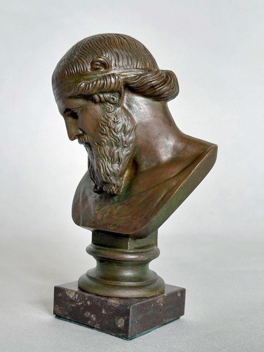 Bronze Bust Of Dionysus / Plato-photo-3