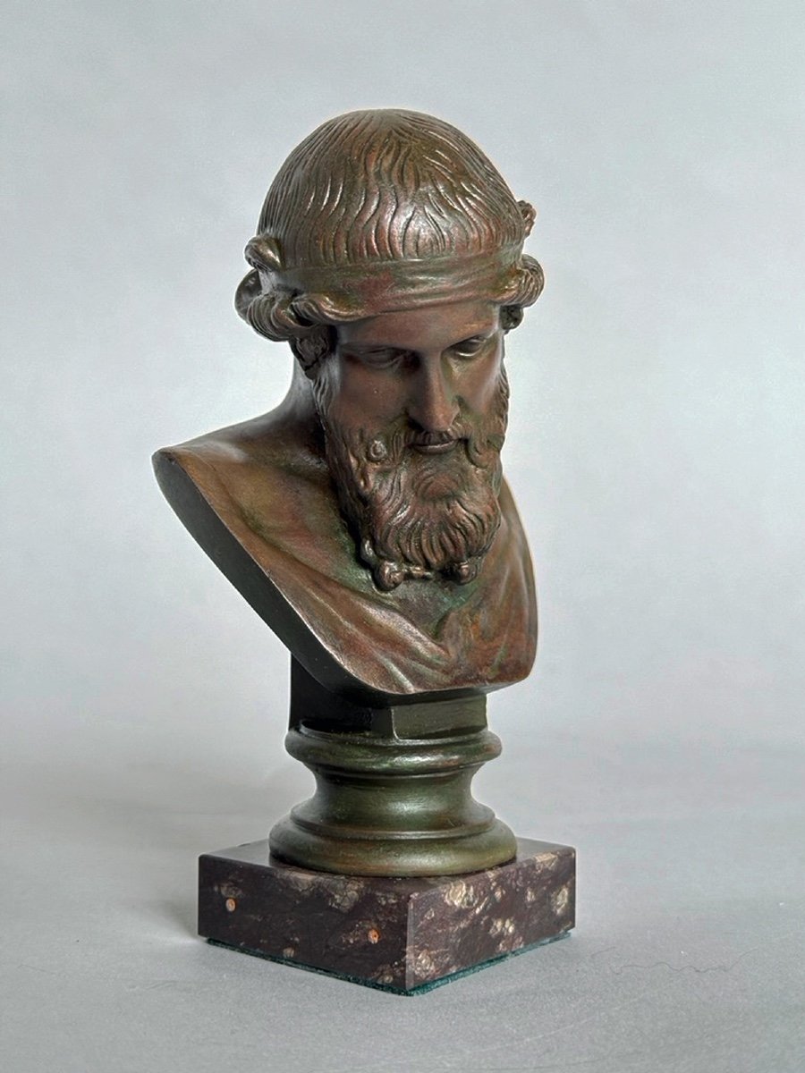 Bronze Bust Of Dionysus / Plato-photo-4