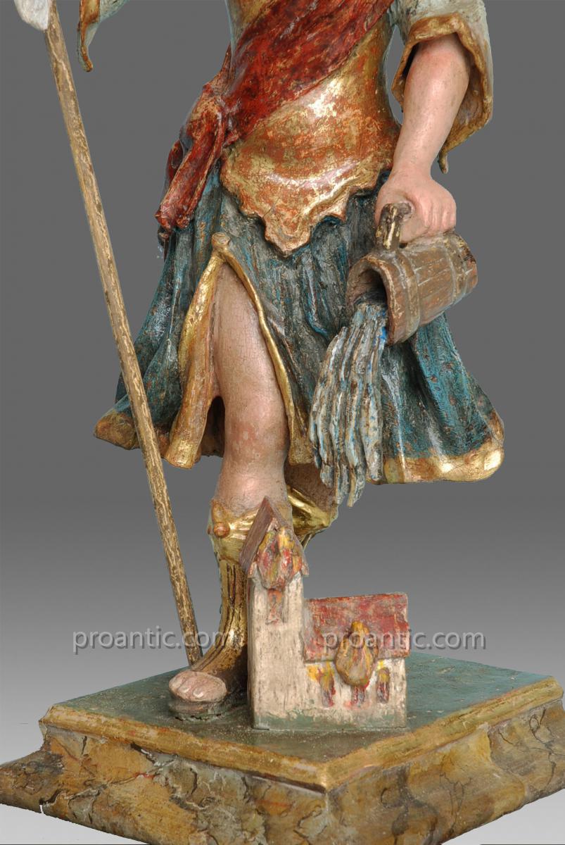 Sculptures Saint Florian Italie Vers 1780-photo-1