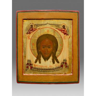 Icône Mandylion Christi Vers 1800 -icon Icone Ikone