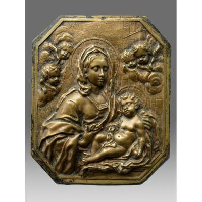 Vierge A l'Enfant vers 1600 Italie