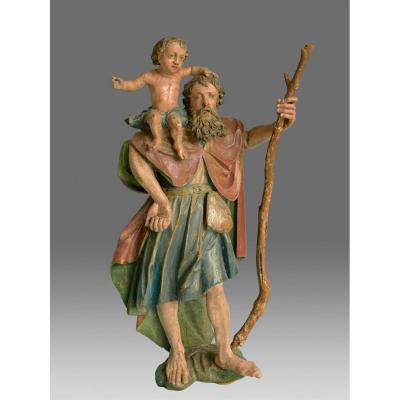 Sculpture Saint Christophe Southern German Renaissance