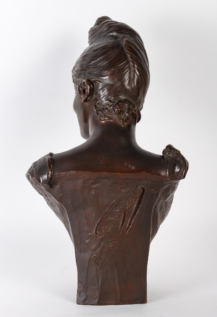 Sculpture En Bronze De Van Der Straeten, Circa 1885, Napoléon III.-photo-4