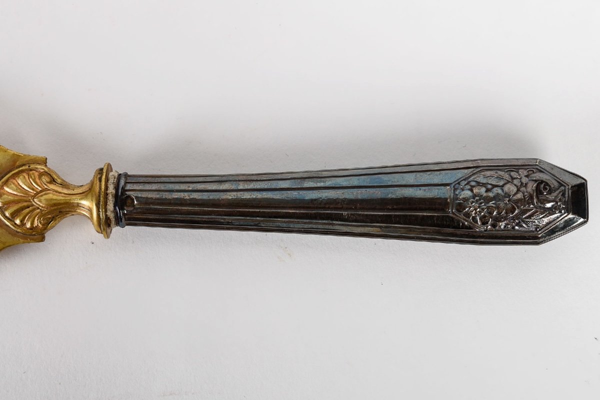 Cake Server From The 19th Century, Napoleon III Period.-photo-4