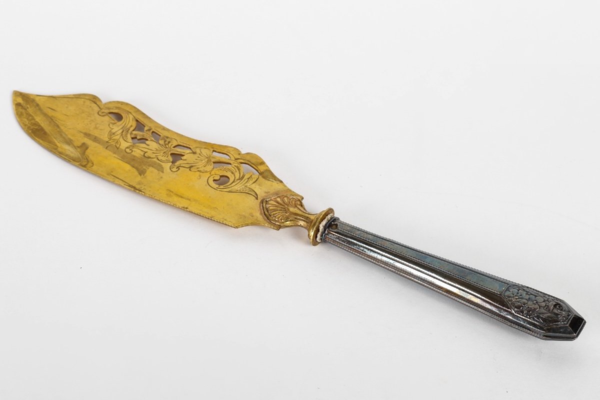 Cake Server From The 19th Century, Napoleon III Period.-photo-2