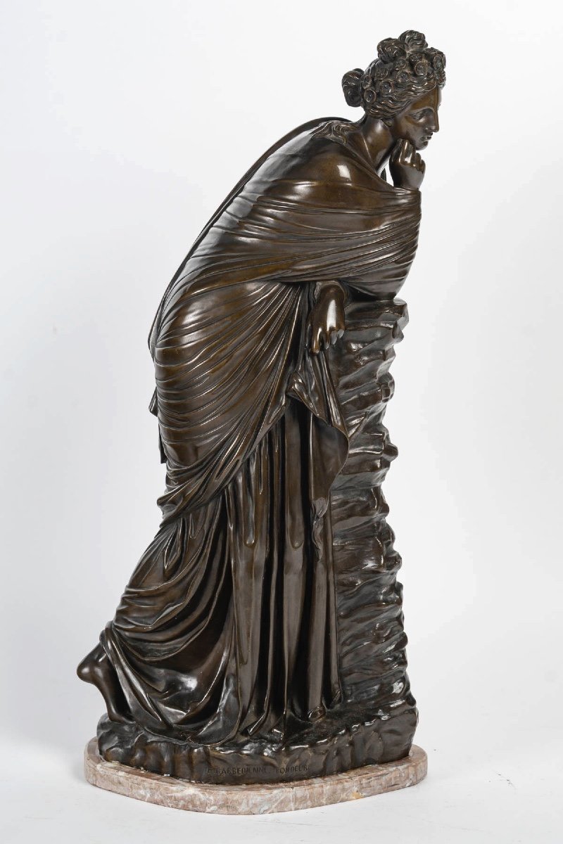 Sculpture En Bronze, Signée F. Barbedienne, XIXème Siècle, Napoléon III-photo-4