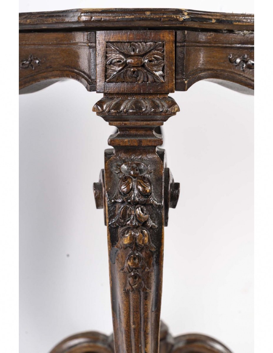 Louis XV Style Carved Wood Display Stand, 19th Century.-photo-3