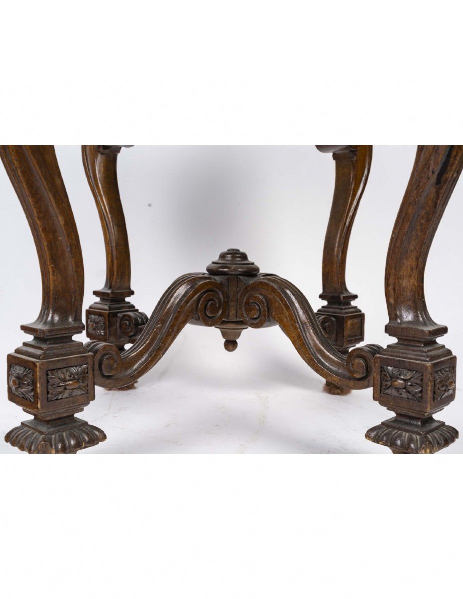 Louis XV Style Carved Wood Display Stand, 19th Century.-photo-4