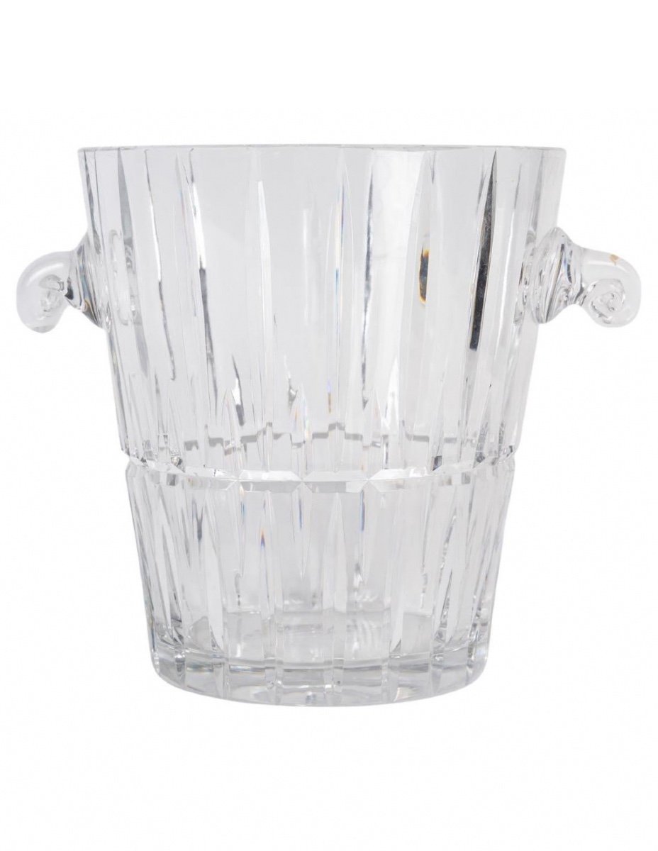 Cut Crystal Ice Bucket, 20th Century.