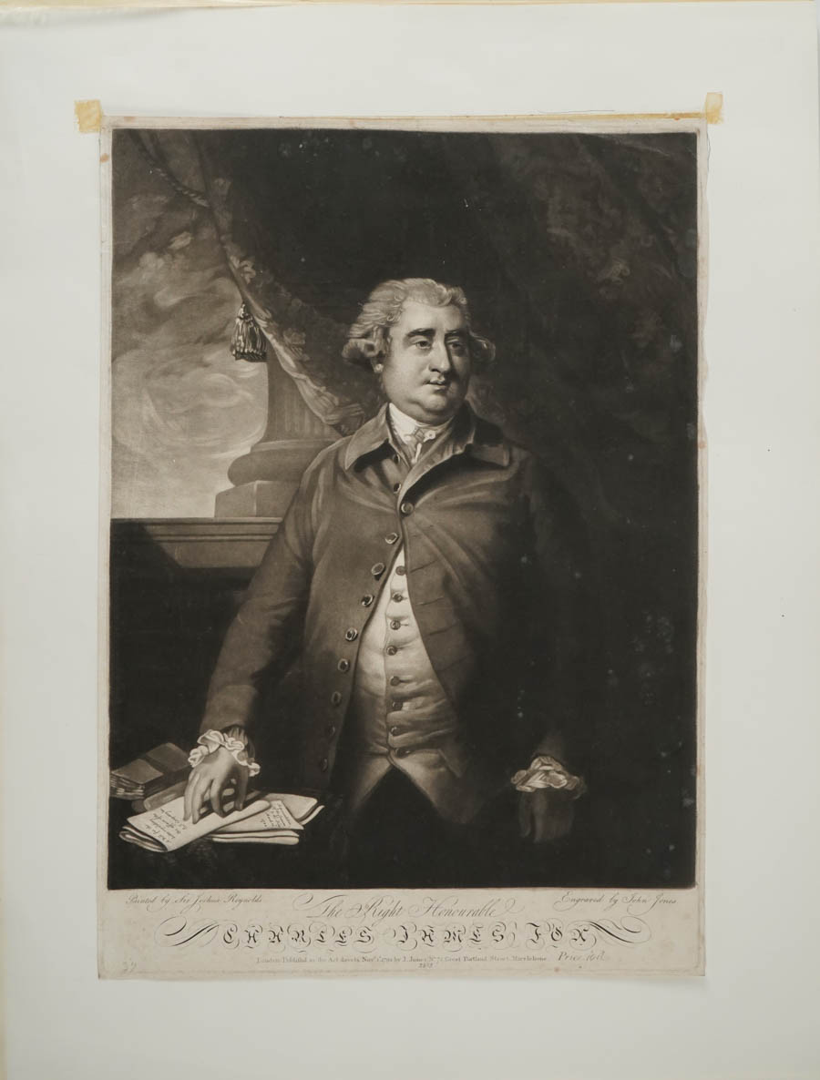 Engraving, England, 19th Century, Engraved By John Jones, Portrait Of James Fose-photo-2