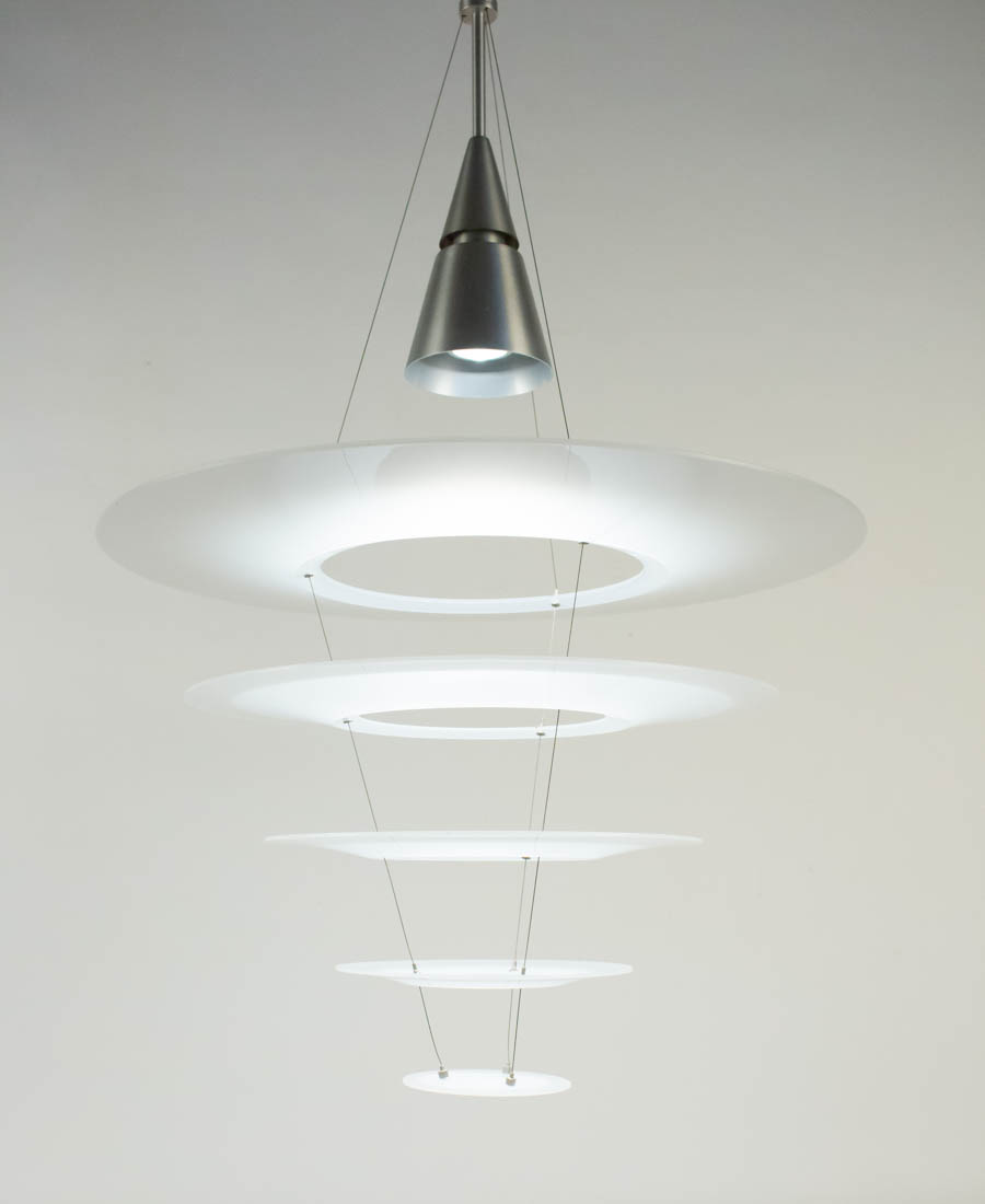 Lustre, Suspension, Art Contemporain, Par La Maison Louis Poulsen, Design De Shoichi Uchiyama, -photo-3