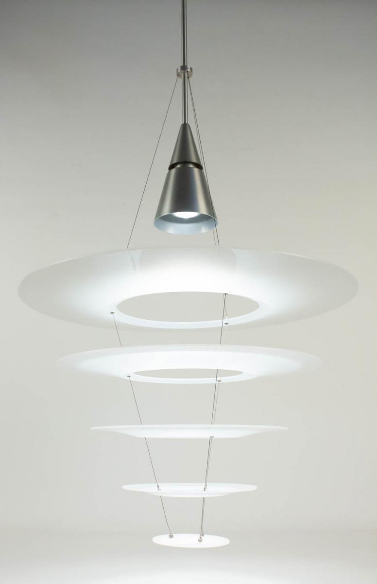 Lustre, Suspension, Art Contemporain, Par La Maison Louis Poulsen, Design De Shoichi Uchiyama, -photo-4