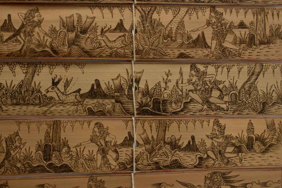 Indonesian Pyrography, 20th Century.-photo-4