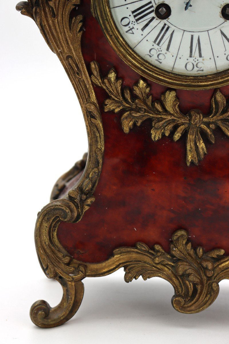 Clock, Louis XV Style Cartel, XIXth Century-photo-7