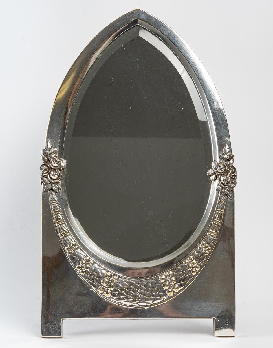 Miroir De Table, Art Nouveau, 1920-photo-1