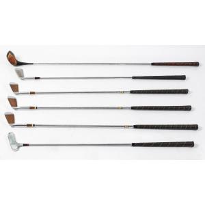Suite Of 6 Golf Clubs From The 1950s.