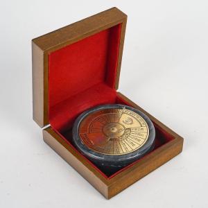 Scientific Calendar In Brass And Marble For The 40 Years, 1991-2030.