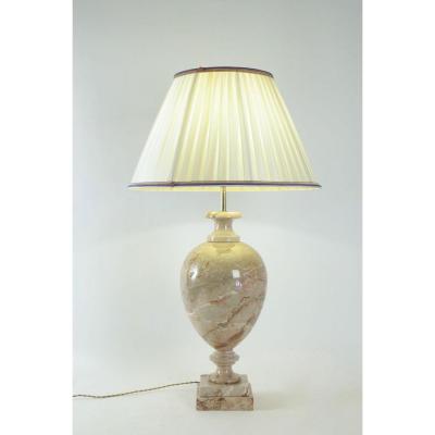 Lampe En Marbre, XXème Siècle