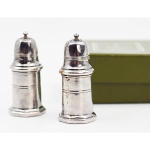 Pair Of Salt And Pepper Shakers From Maison Christofle