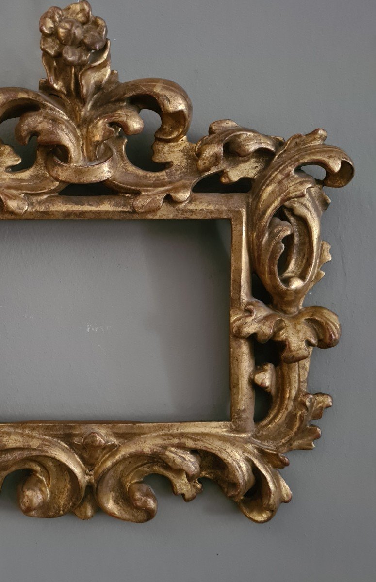 Louis XIV Emilian Carved Frame, Early 18th Century-photo-2