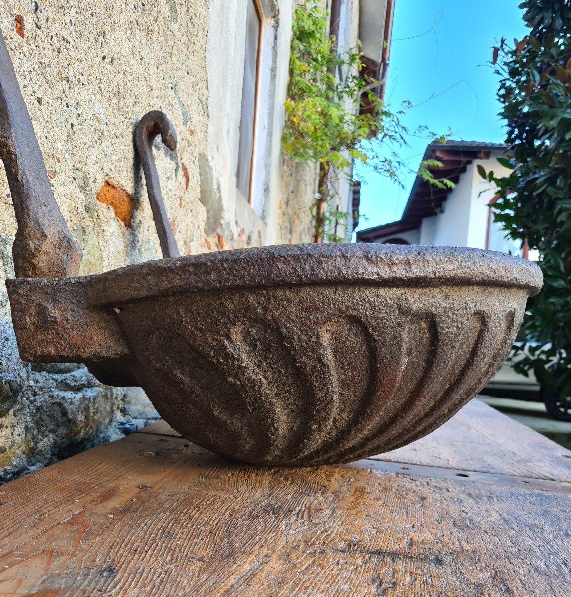 Iron Tub With Supports 17th/18th Century -photo-4