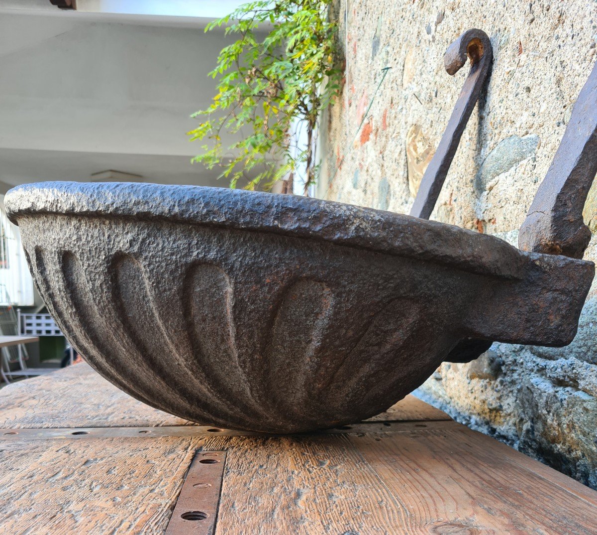 Iron Tub With Supports 17th/18th Century -photo-2