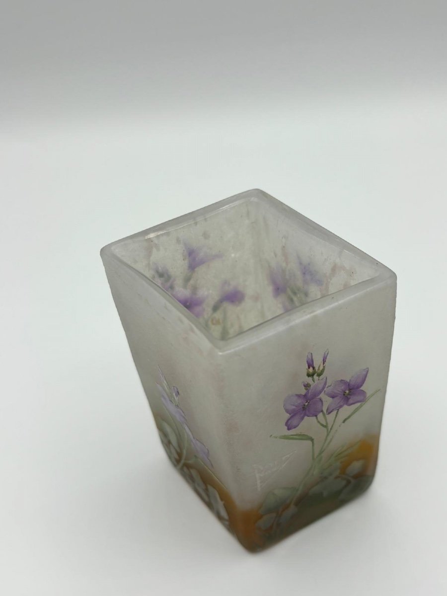 Vase Daum Forme Losange  (cardamine)-photo-4