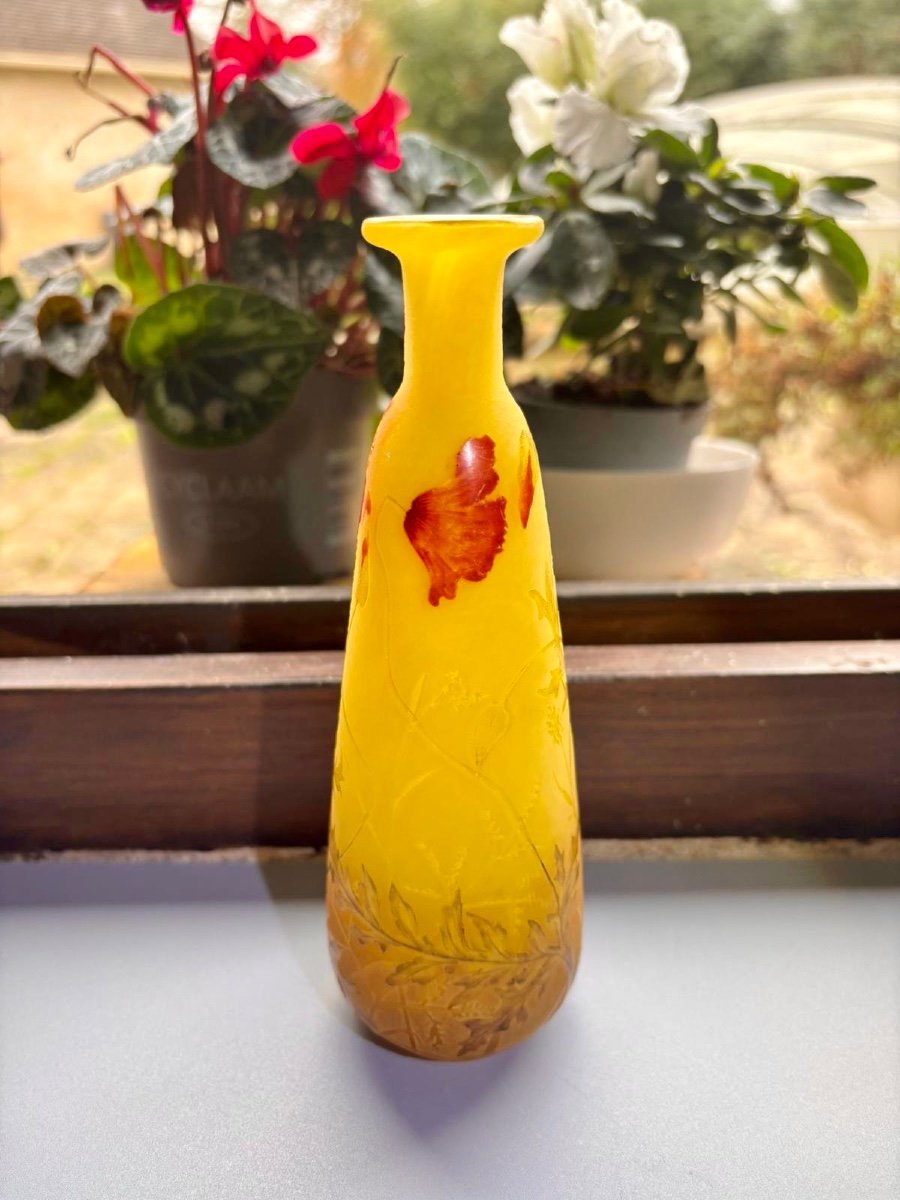 Daum Nancy Poppy Vase-photo-2