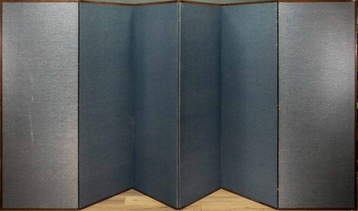 A Six-panel Naturalistic Folding Screen-photo-4