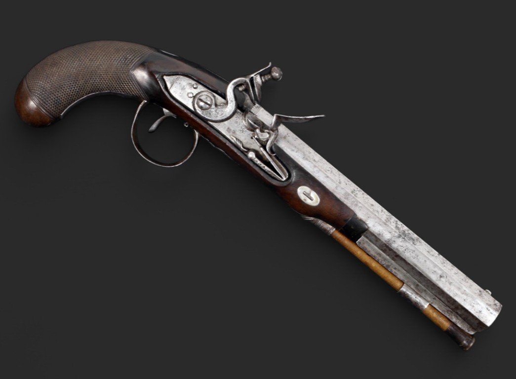 English Dueling Pistol, Circa 1800.