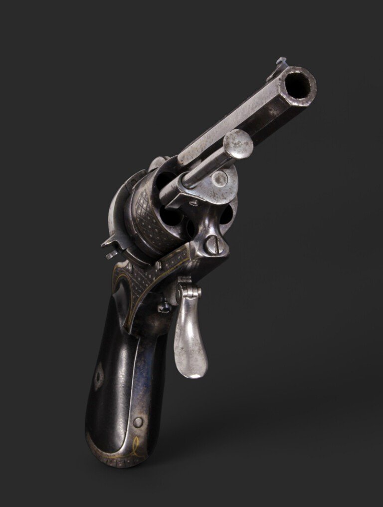 Lefaucheux System Revolver. Belgium, Circa 1860.-photo-4