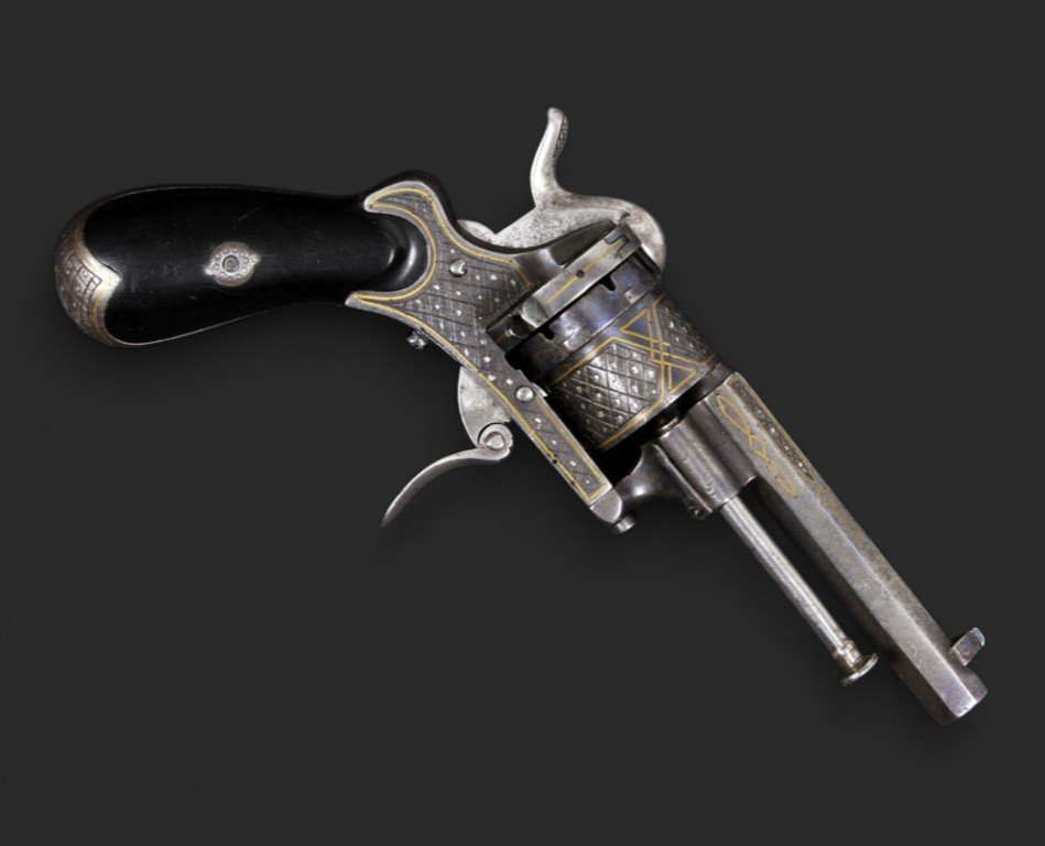 Lefaucheux System Revolver. Belgium, Circa 1860.