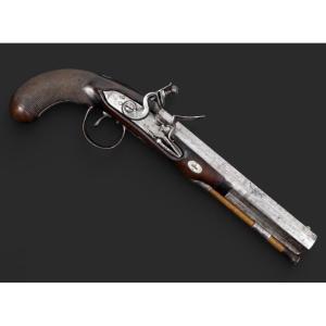 English Dueling Pistol, Circa 1800.