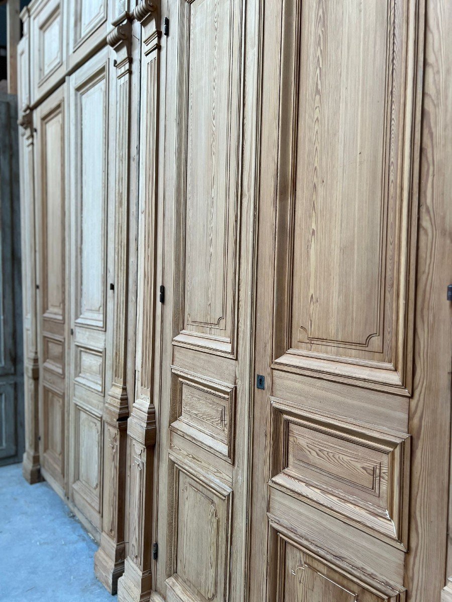 Facade Of Double Cupboard Door In Napoleon III Style-photo-3