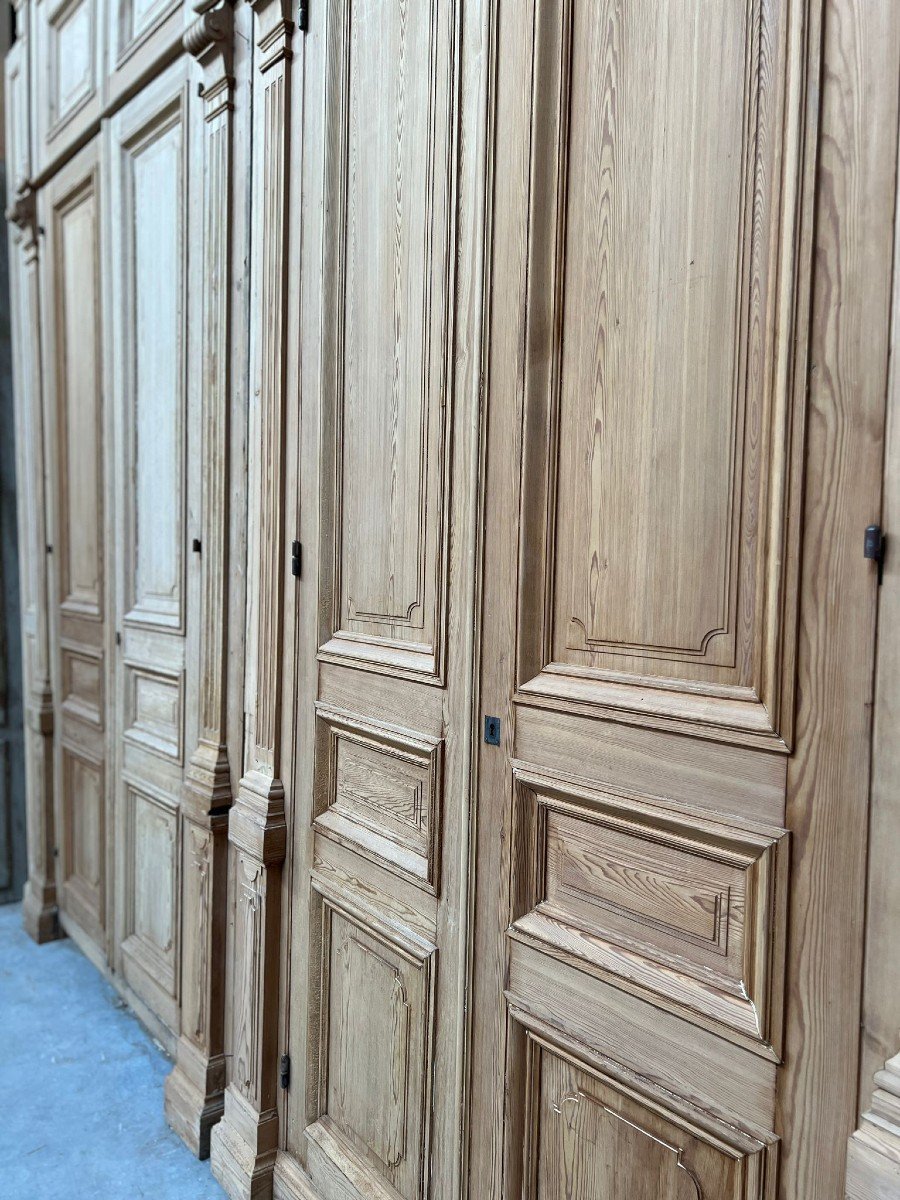 Facade Of Double Cupboard Door In Napoleon III Style-photo-2